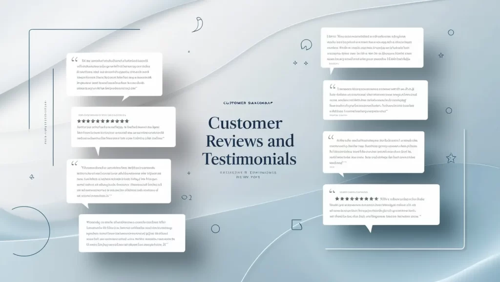 Customer Reviews and Testimonials